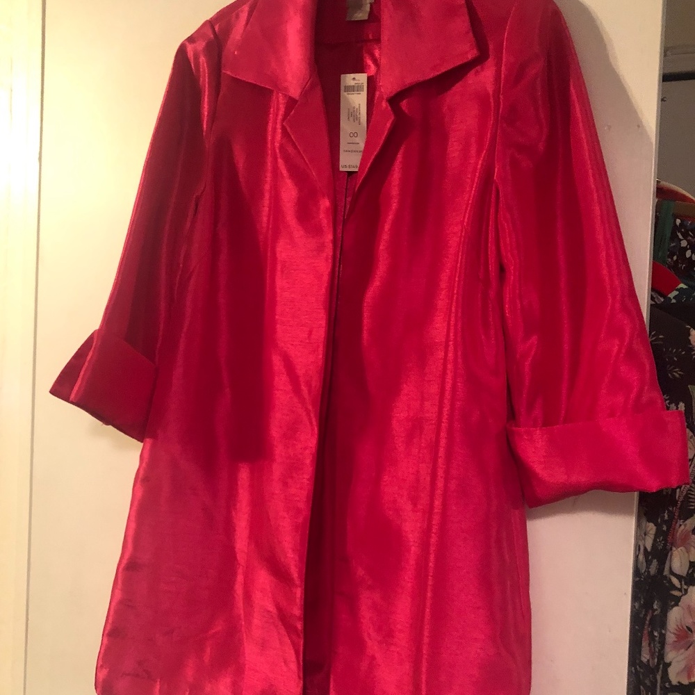 Shantung Topper Bright Pink